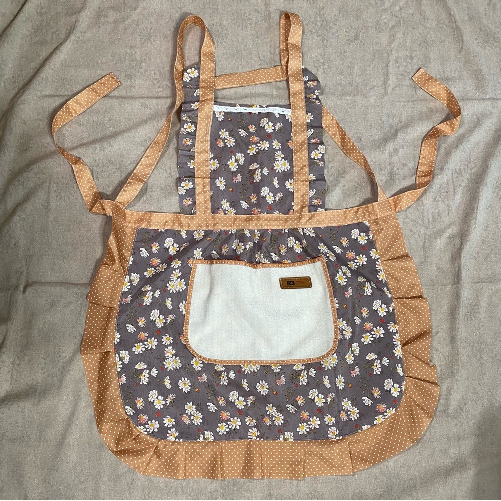 New Kitchen apron for women gray